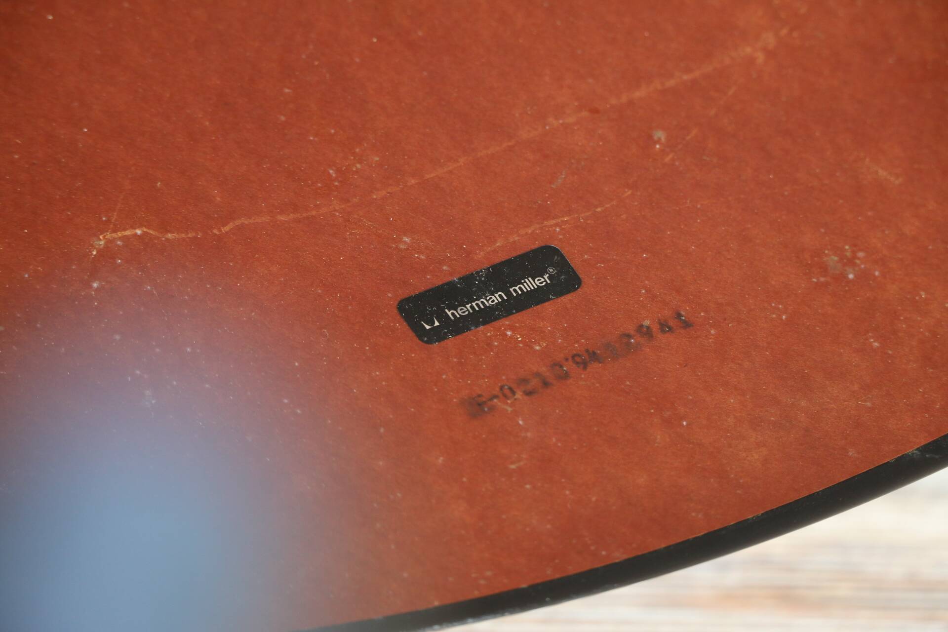 Herman Miller teardrop desk table