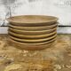 Serie de 7 assiettes en bois