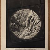 Ancienne illustration sur le sol lunaire - 1930