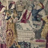 Wall hanging tapestry "Les Vendanges"