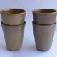 4 tasses à café Digoin en grès