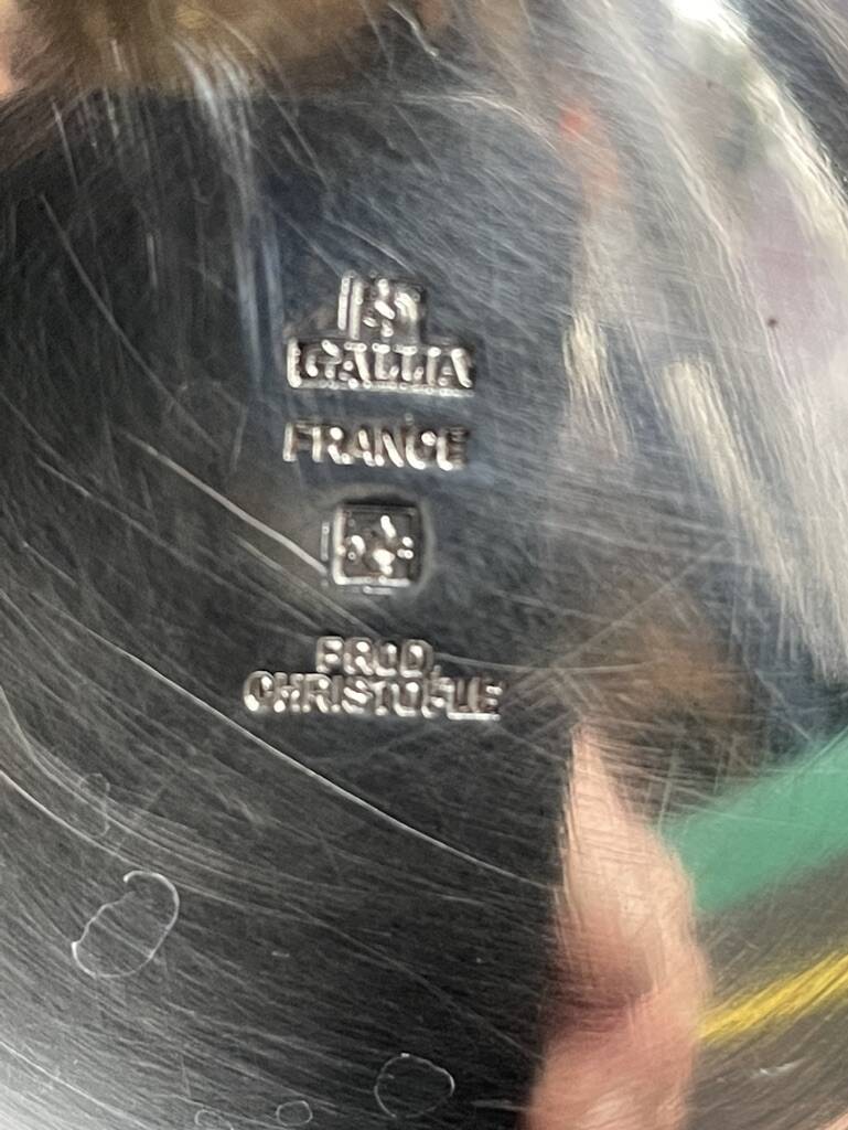 Gallia tea service by Christofle model Lauzin