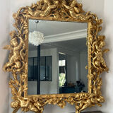 Mirror XVIIIth italian baroque 142x118cm
