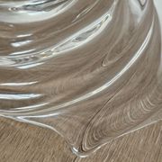 Vintage glass spiral trinket tray