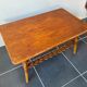 Vintage rattan coffee table 86x53x46 70s
