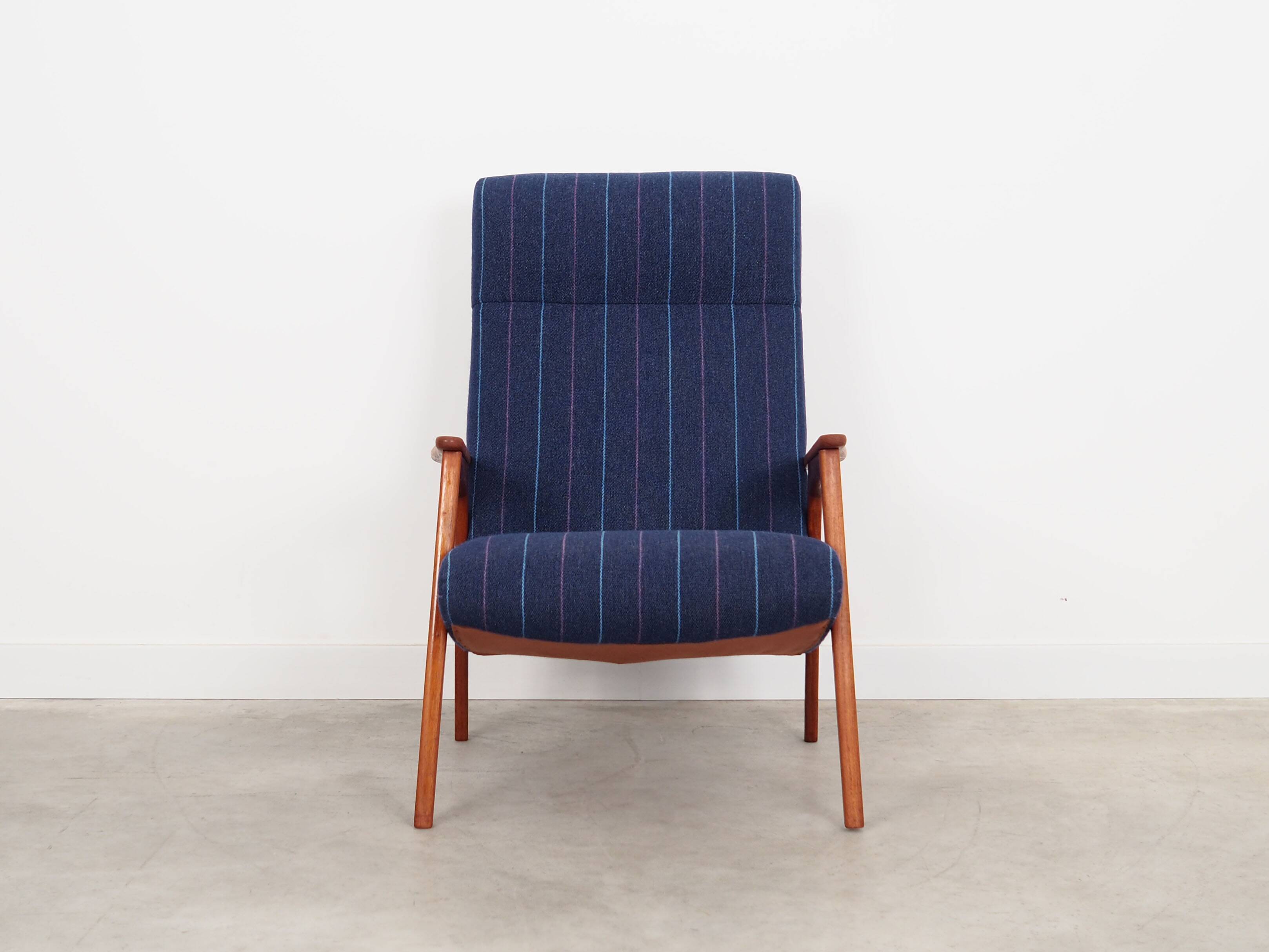 Fauteuil en teck, design danois, années 1970, production : Danemark