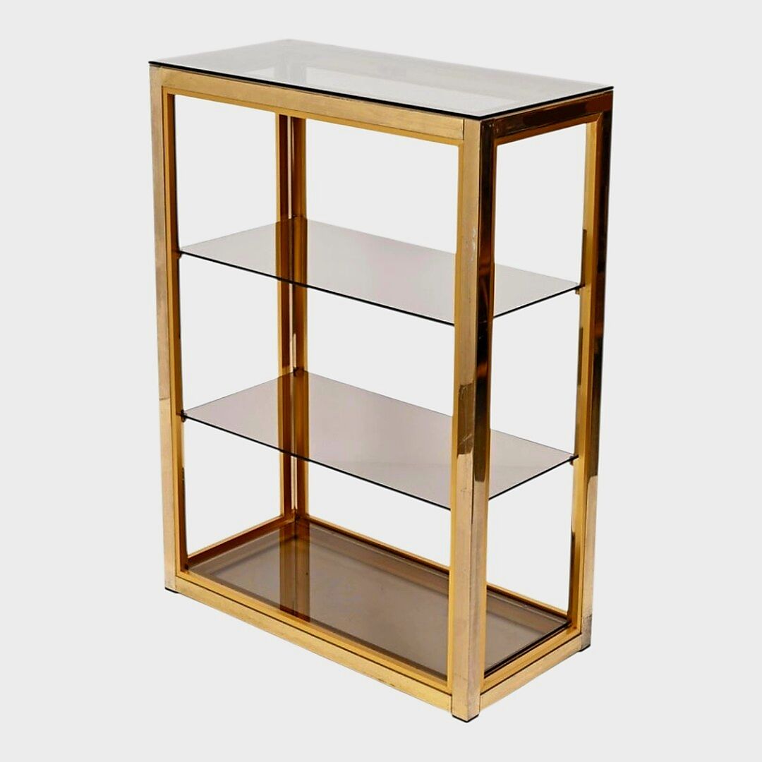 Brass shelf attributed to Renato Zevi - Circa 1970