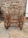 Vintage rattan armchair