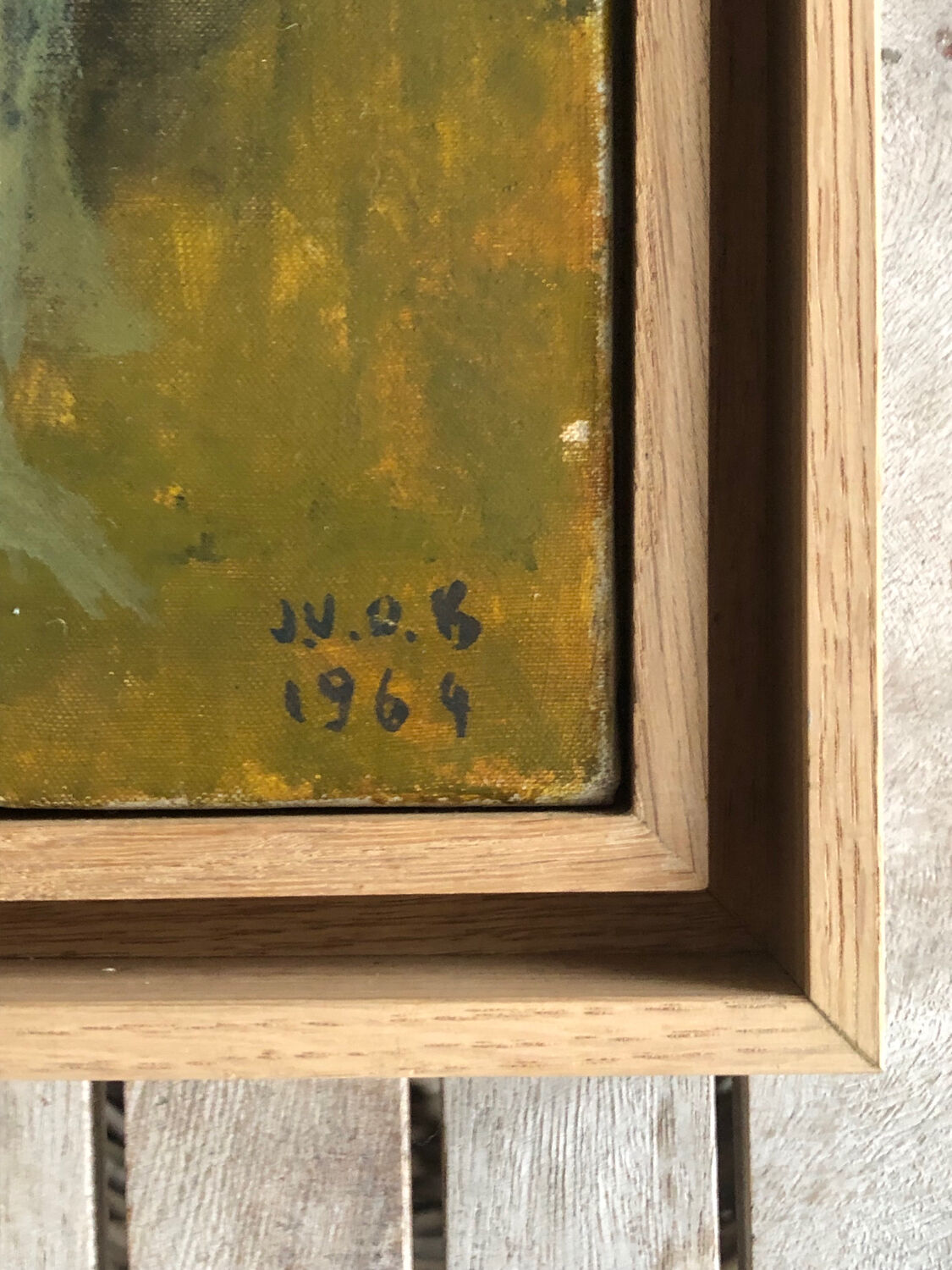 Oil on canvas signed Jacques Van Den Bussche