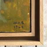Oil on canvas signed Jacques Van Den Bussche