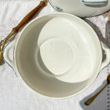 Soup Pot Green Iron Land St Amand, XIXth