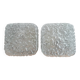 Pair of Limburg A669 sculpted glass ceiling lights, 1970s Germany