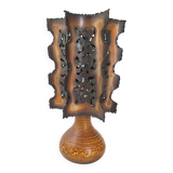 Vintage Accolay lamp in ceramic & metal 1960s