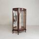 English Art Deco display cabinet on ornate legs, 1930s