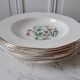 Lot of 6 hollow plates Digoin Sarreguemines model Naïade