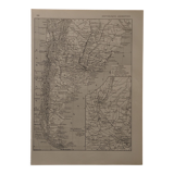 Lithographie sur l'Argentine