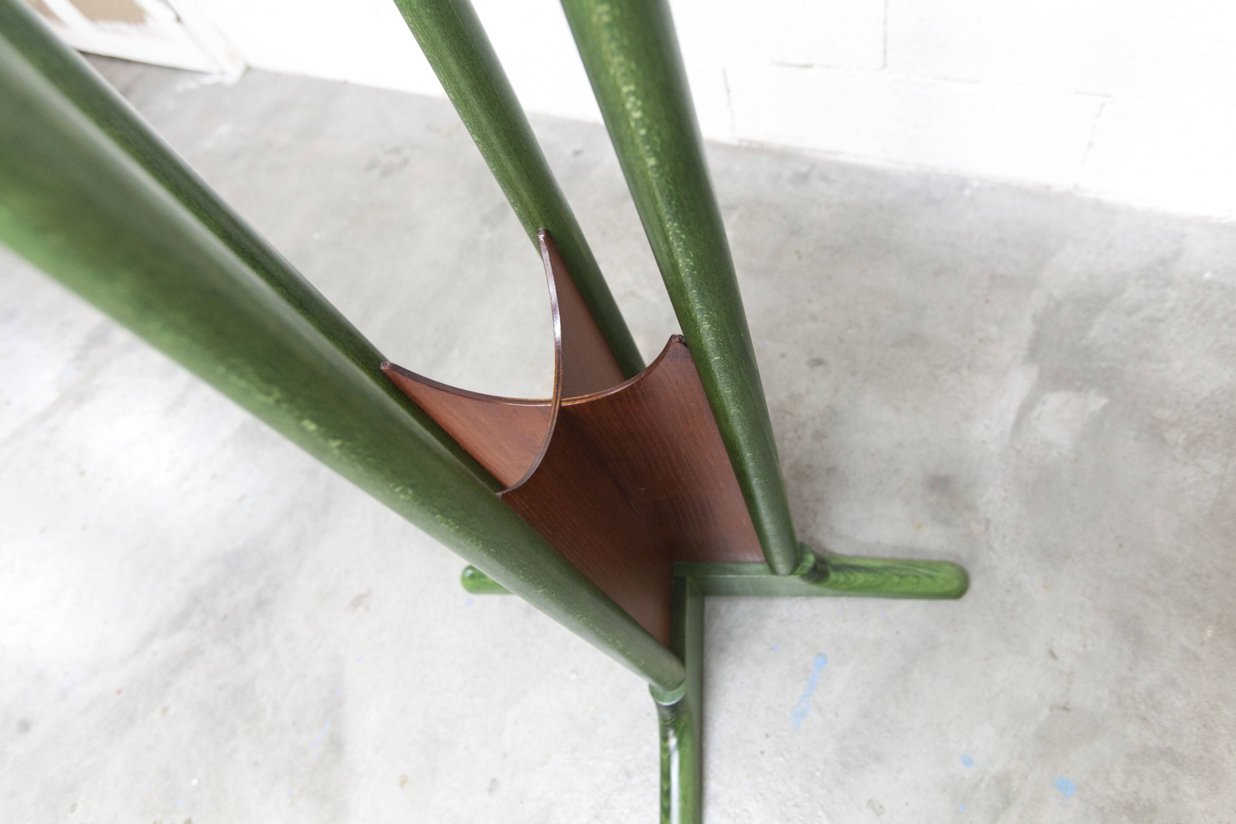 Rare portemanteau perroquet Baumann modèle Dièse 1990