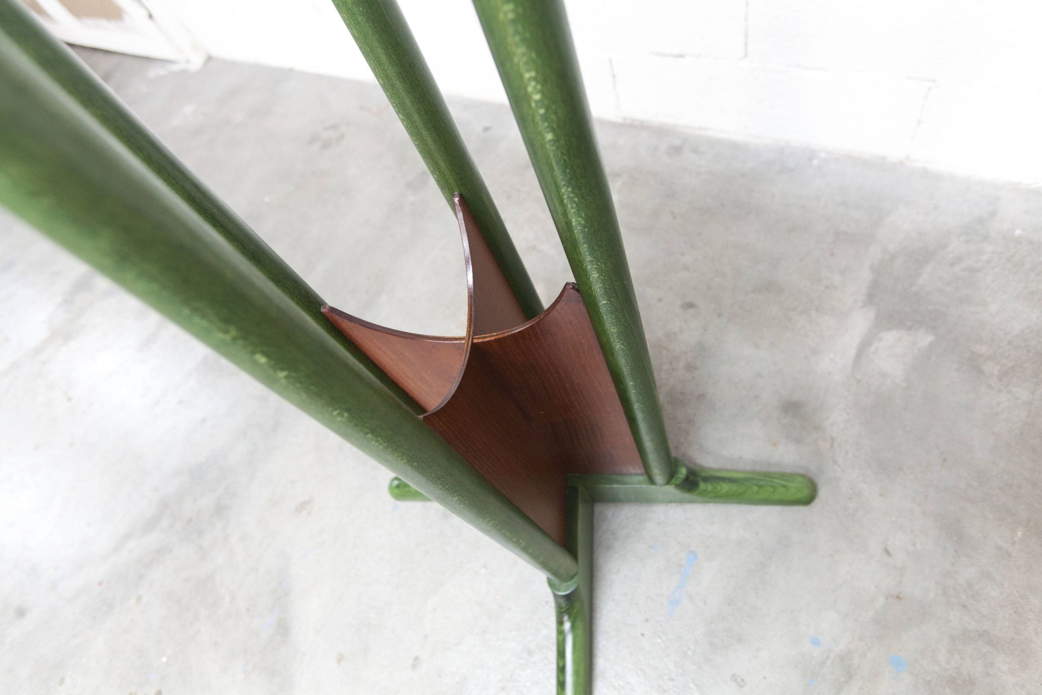Rare portemanteau perroquet Baumann modèle Dièse 1990