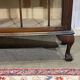 Early 20th century English mahogany display cabinet