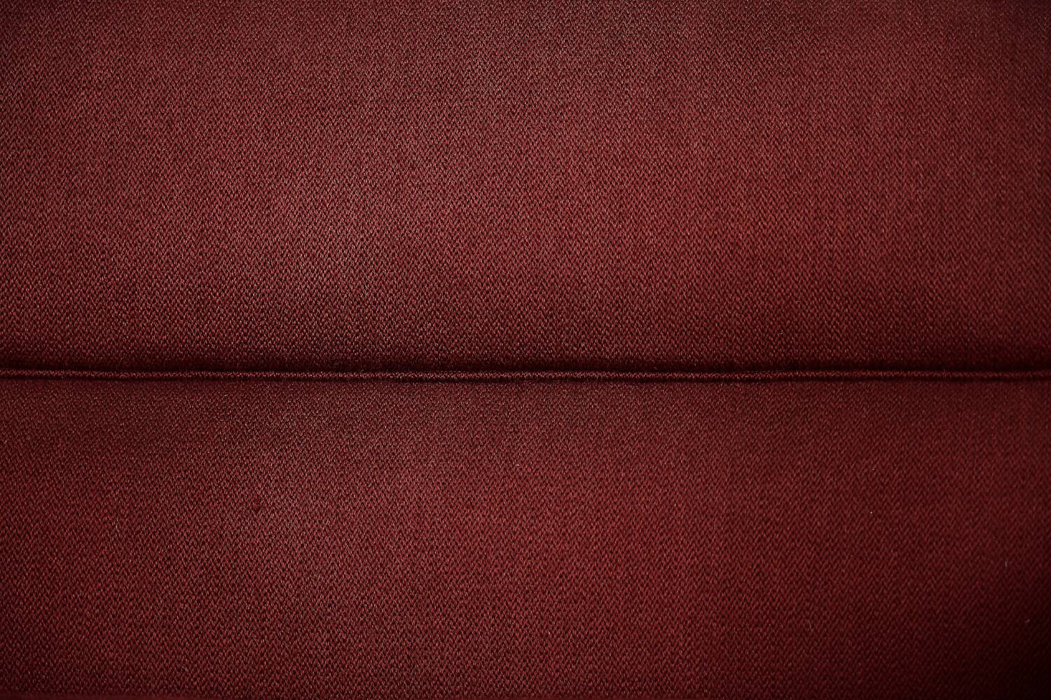 Vintage Mid-Century Scandinavian Modern 3-Seater Red Sofa