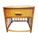 Vintage rattan bedside