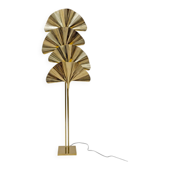 Italian Brass Floor Lamp “Ginkgo” – Barbi Style Lighting