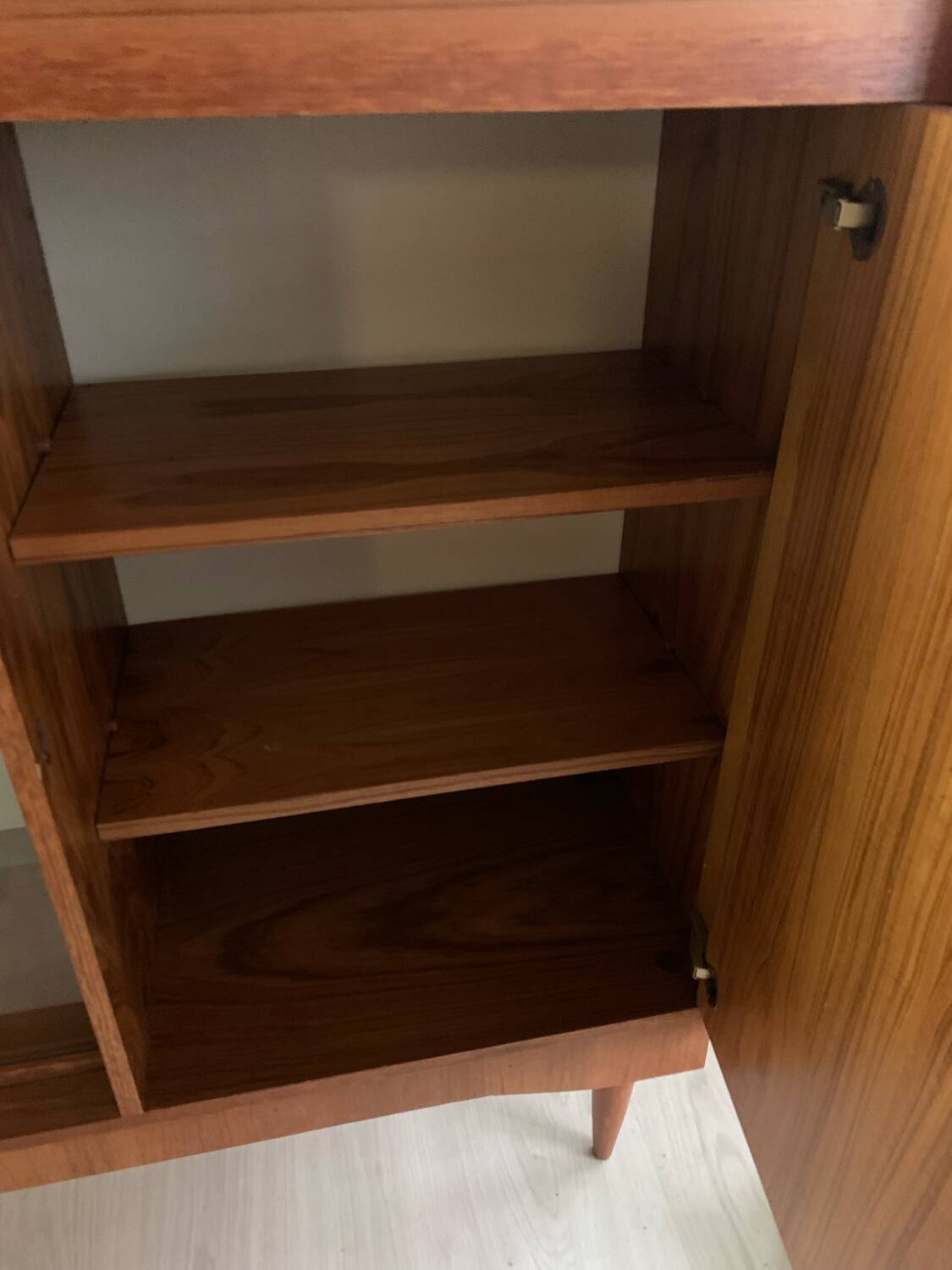 Vintage Scandinavian teak library