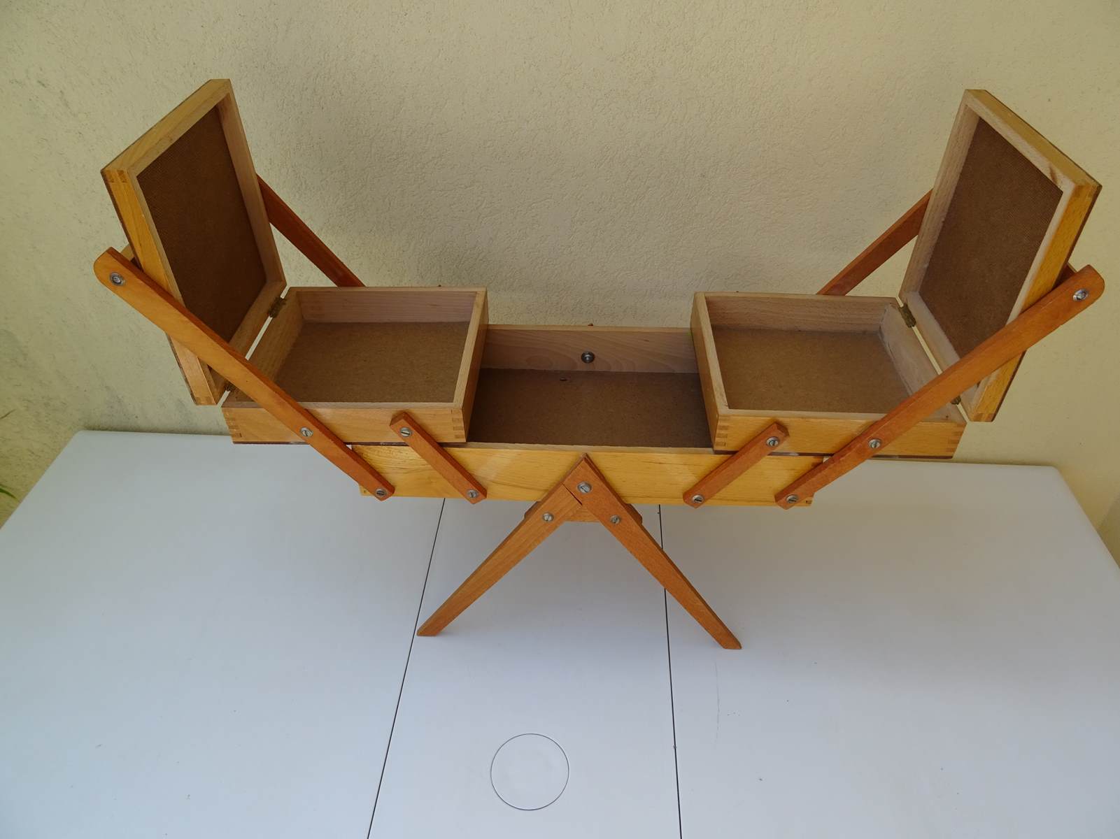 Sewinf cart for vintage child toy of 60s