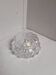 Old vintage decorative chiseled crystal candy box
