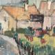Painting, gouache and pastel chalk, Jacques Daufin, 1960s