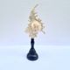 Old Murex Ramosus shell on turned wooden base Napoleon III 19th century cabinet of curiosities