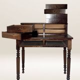 Lady's writing desk, bonheur-du-jour, late 18th century.