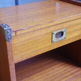 Table de chevet marine de bateau vintage 70's