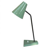 Green table lamp, 70's