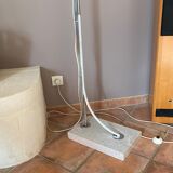 Arch floor lamp. 1970. Italy. Marble foot.