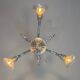 Venetian lustre in grey-blue Murano glass, circa 1930.