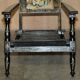Vintage Anglo-Indian folding chair hand-painted.