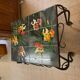 Vallauris coffee table signed rheaul faience tiles, flowers and wrought iron
