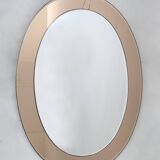 Miroir italien par Antonio Lupi pour Cristal Luxor, années 1960