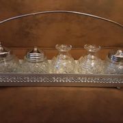 Vintage condiment set