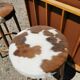 Corner bar and old stool from the 60s/ 70s, seventies skaï, vintage
