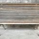 Garden bench - cast iron base and wooden slats