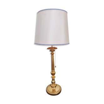 Golden metal lamp
