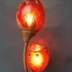 Carnival lamp in Fiber of Glass and Wicker