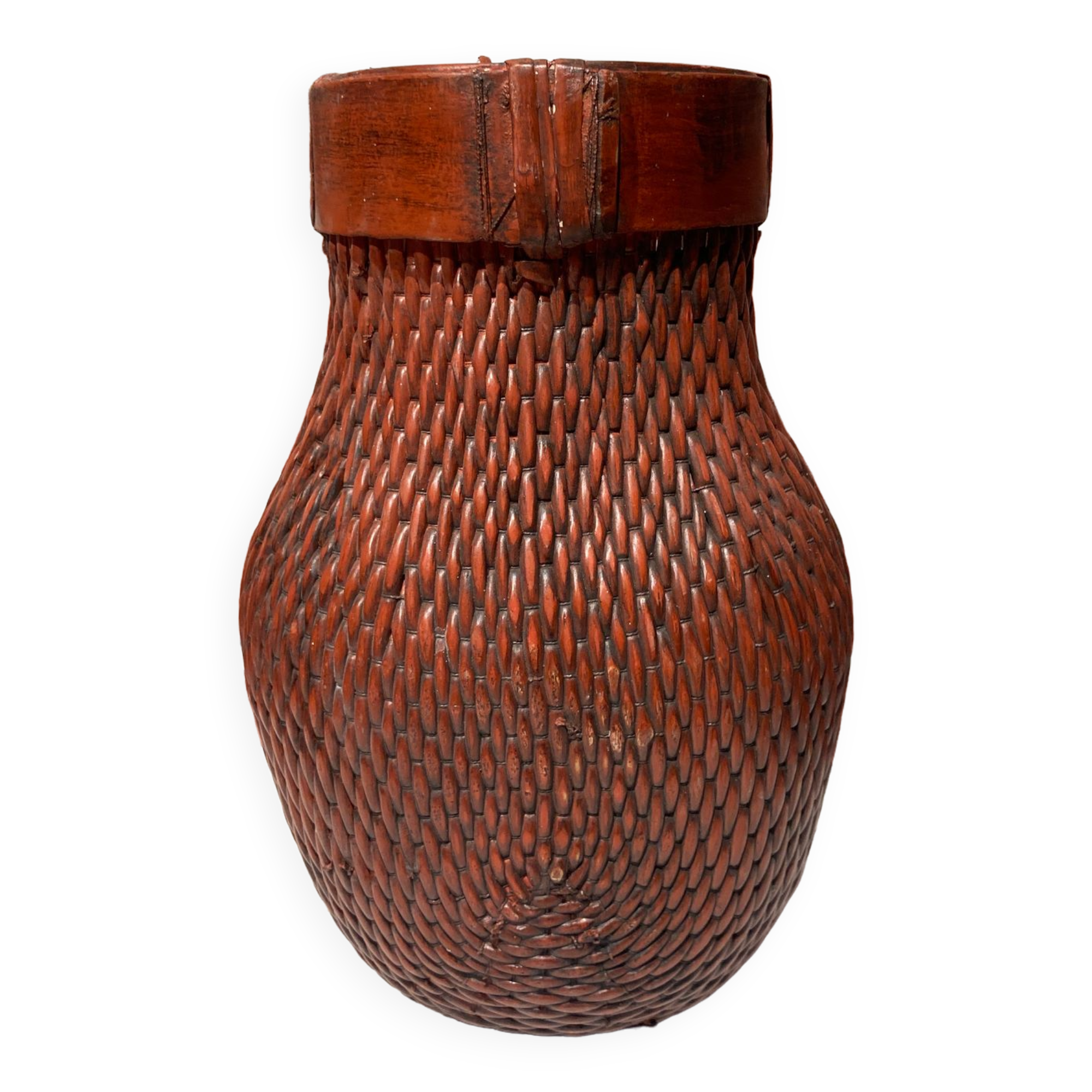 Wicker jar