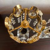 Paire de lampes cristal des années 80