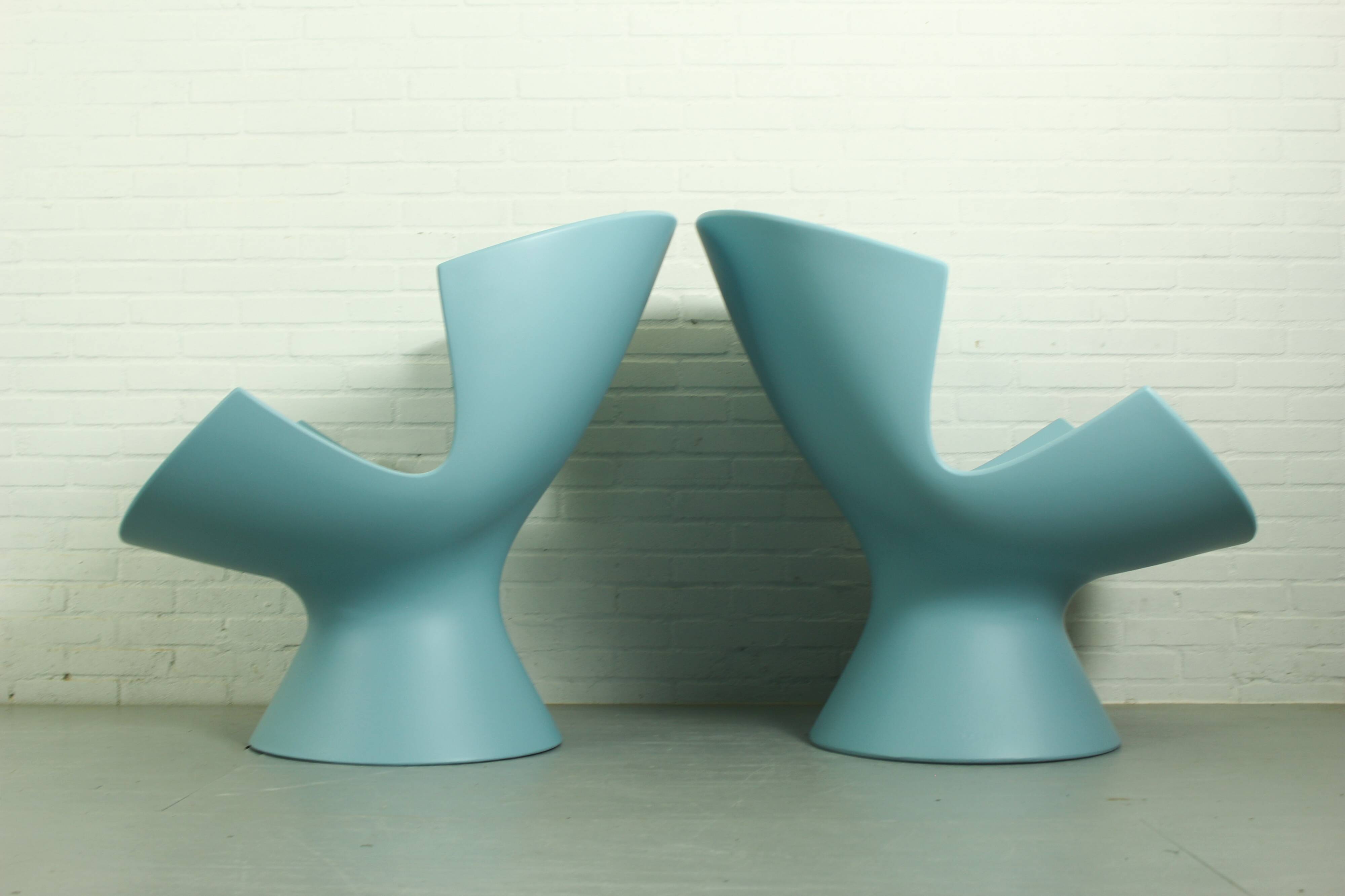 Set of 2 Karim Rashid Kite Lounge Chairs for Label, 2004
