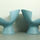 Ensemble de 2 fauteuils lounge Karim Rashid Kite pour Label, 2004