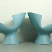 Set of 2 Karim Rashid Kite Lounge Chairs for Label, 2004