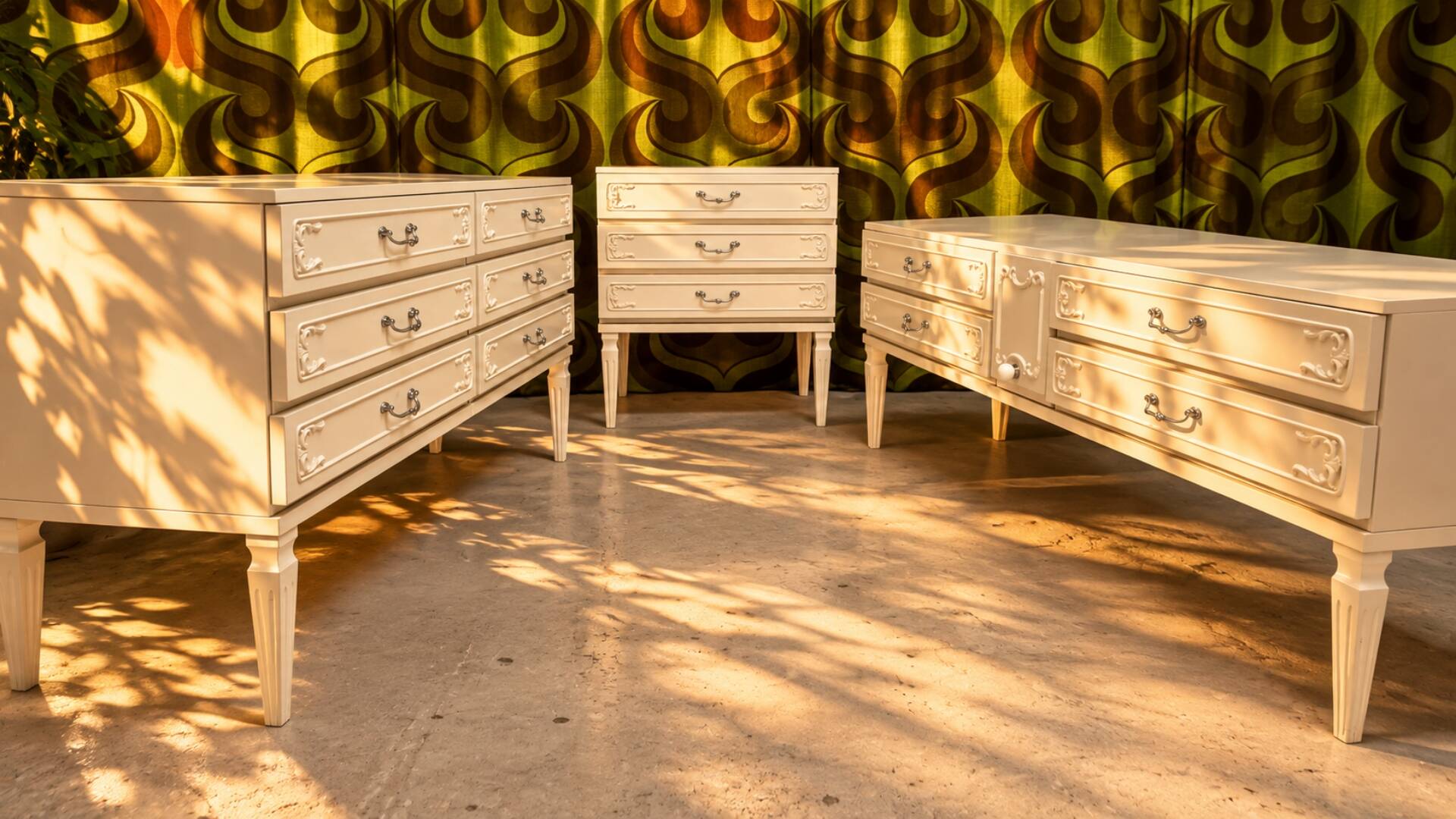 Ensemble de meubles Shabby Chic 70" 80"